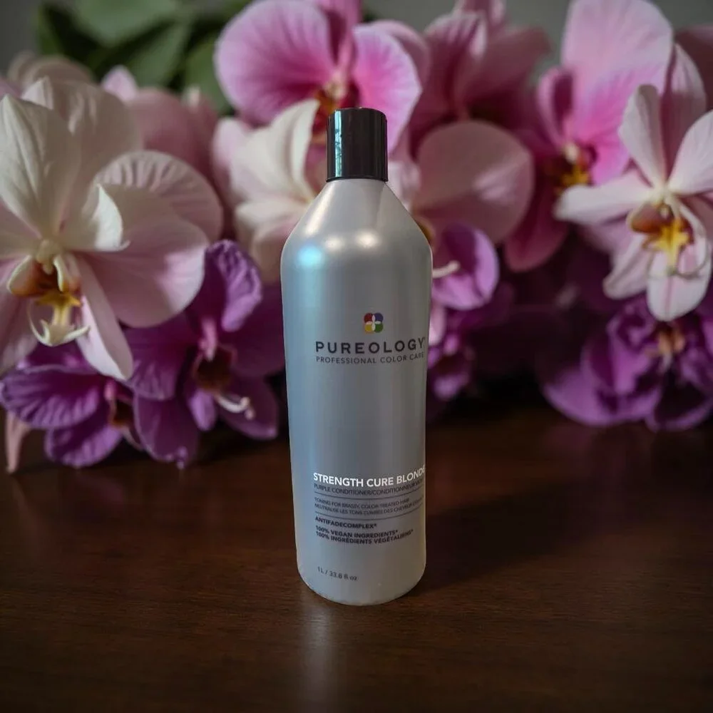 Pureology Strength Cure Blonde Shampoo Conditioner Liter 33.8 oz